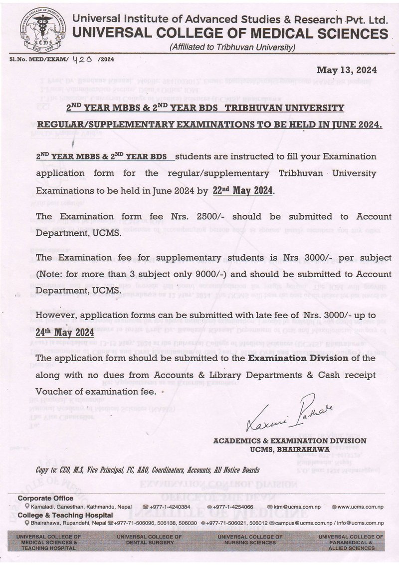 2nd Year MBBS & BDS-min