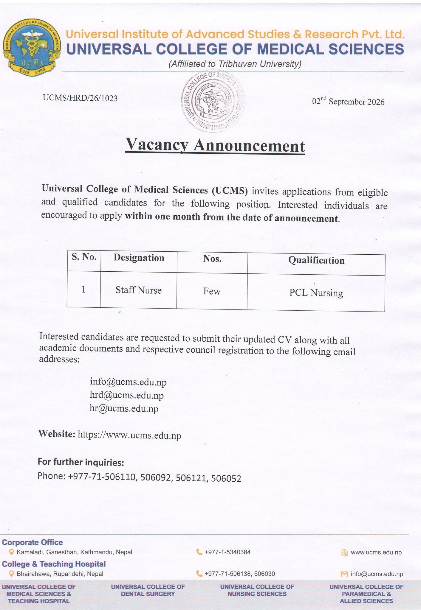 notice