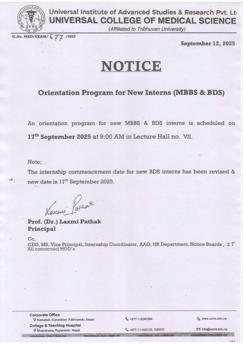 notice